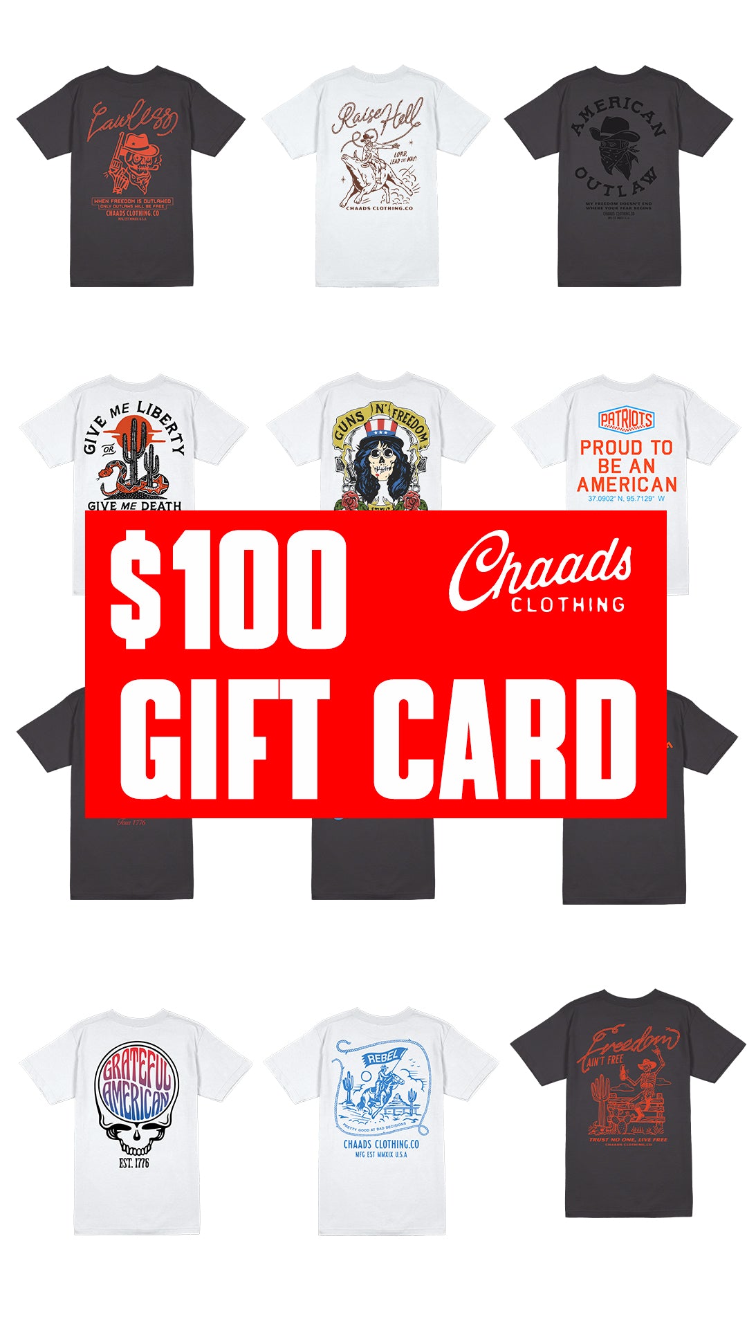 Chaads Gift Card