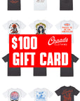 Chaads Gift Card