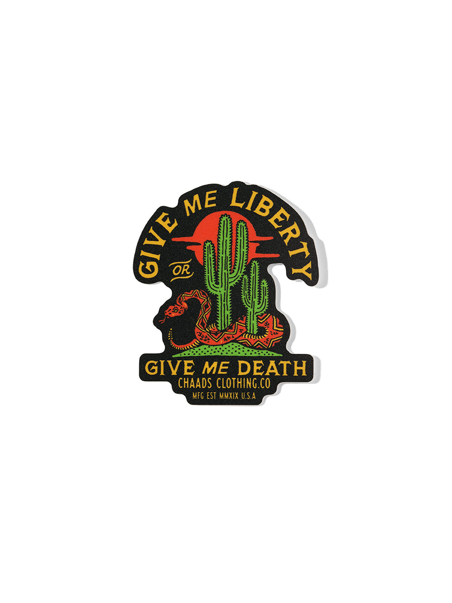 Liberty or Death  Sticker